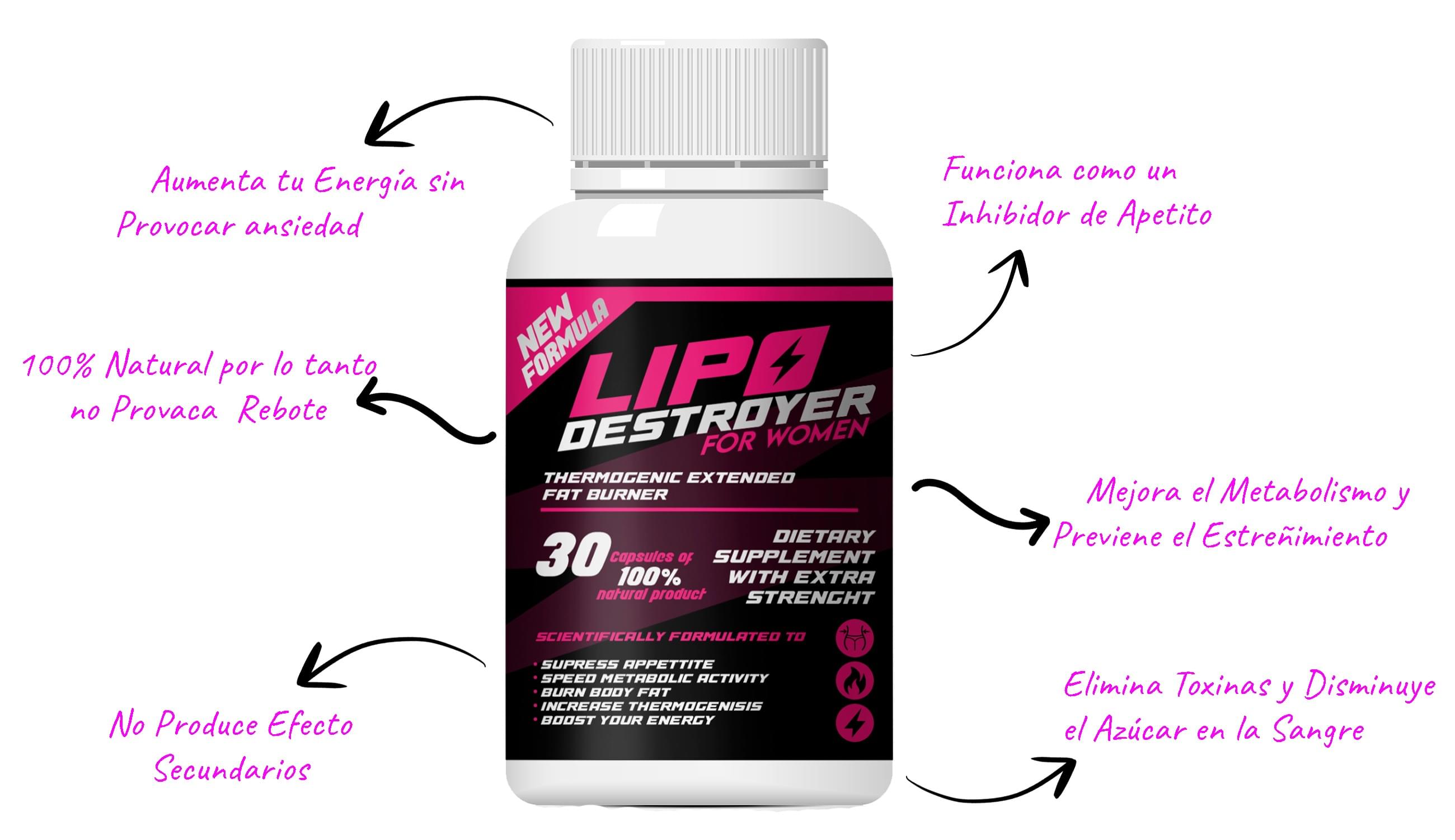 Quema Grasa 100% Natural - Lipo Destroyer